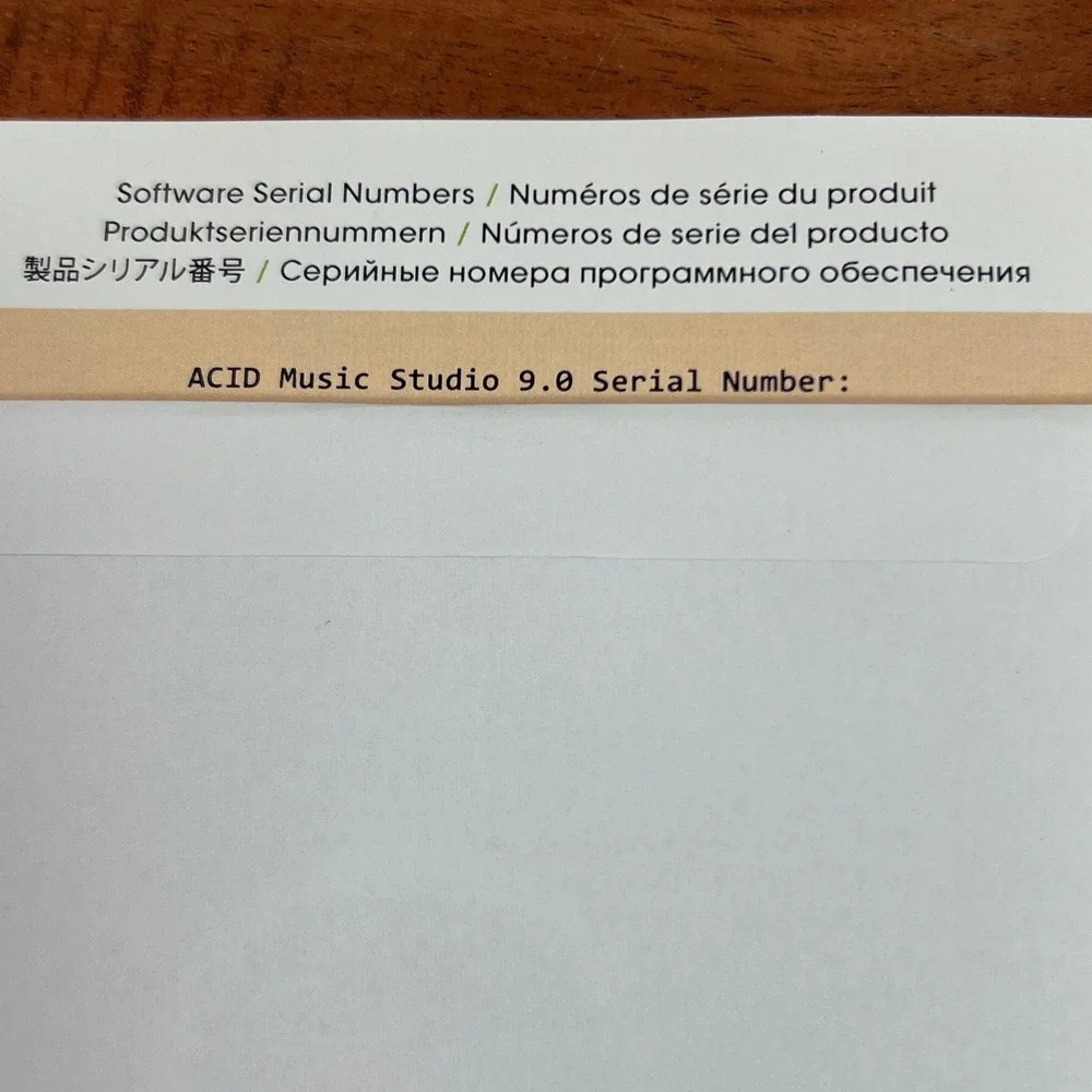 Sony ACID Music Studio 9 Version 9 PC DVD-ROM Music Production Software DAW